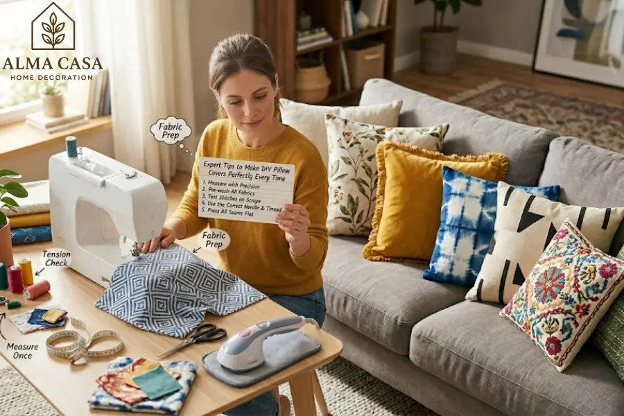 diy pillow covers